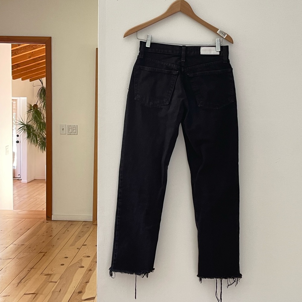 Re/done (Redone) Originals Black Jeans, Size 26